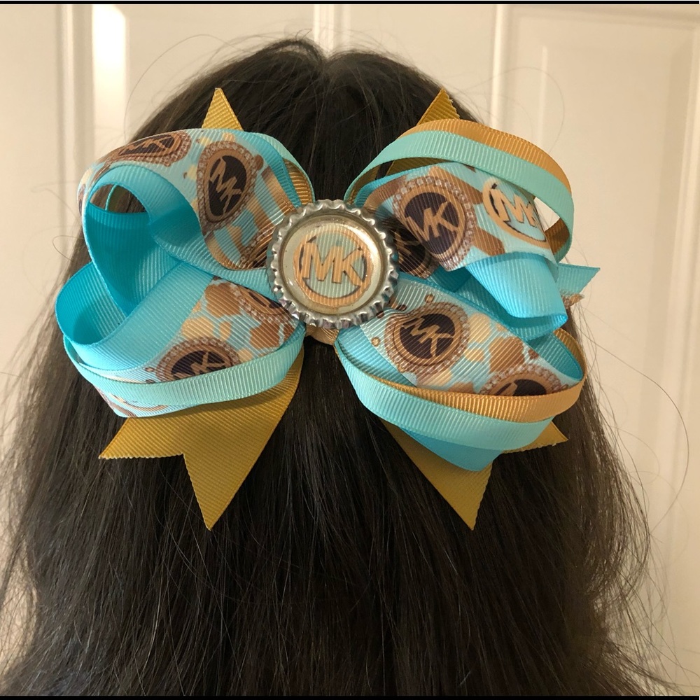 Blue & Gold Bow